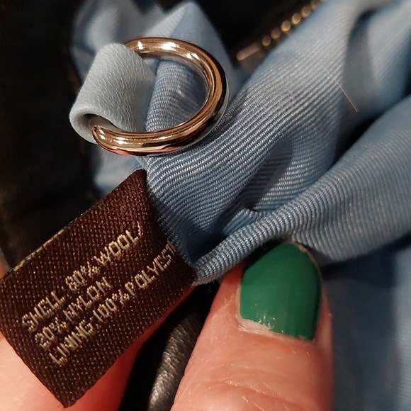 COACH Hampton Wool Tweed Herringbone Tote Shoulder Bag - Picture 16 of 16